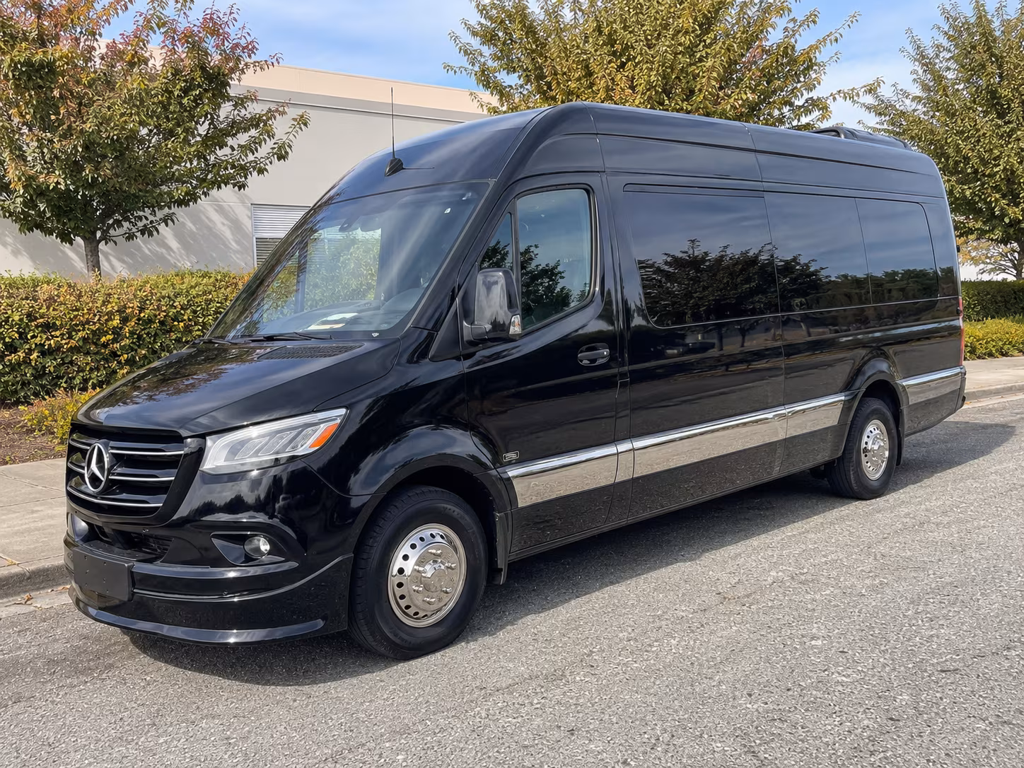 executive and vip sprinter van rentals for fontana corporate groups