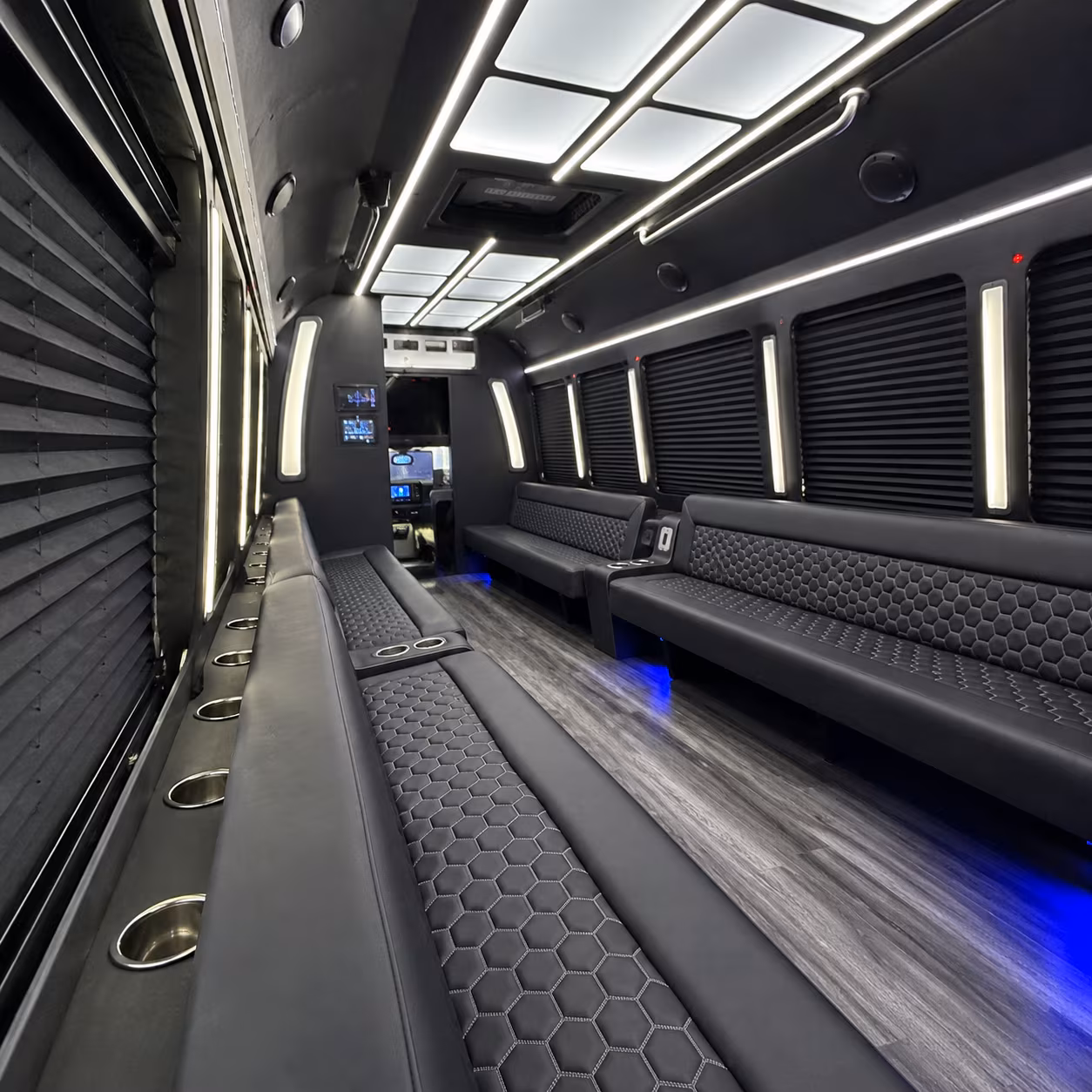 fontana night out party bus rental