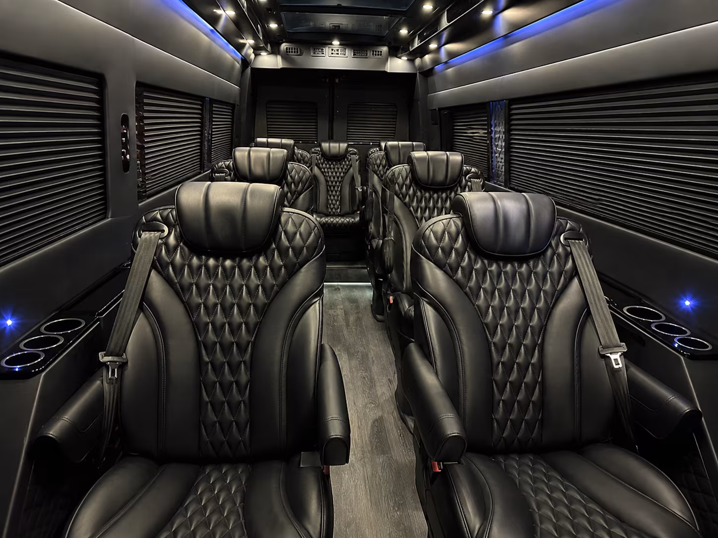 fontana private event transportation onboard seating