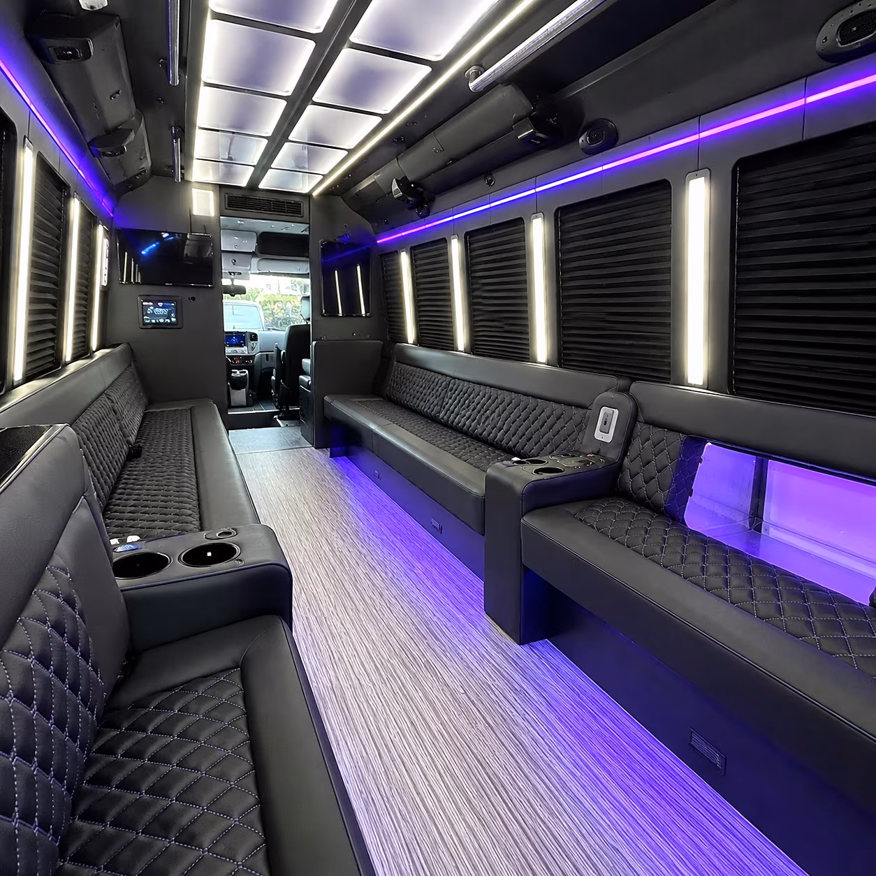 fontana wedding party bus rental